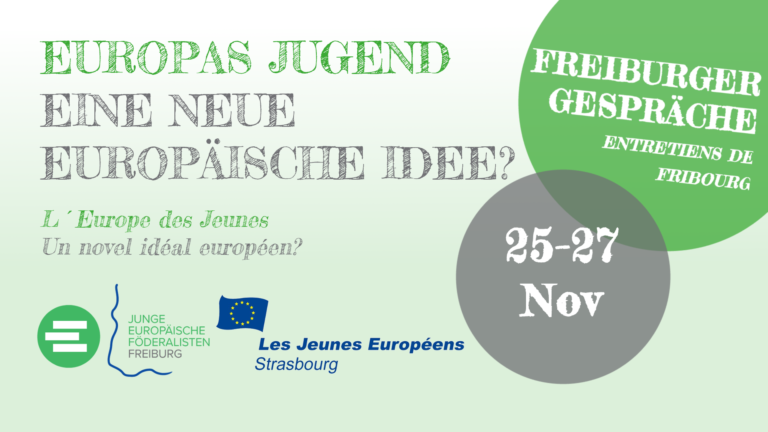 Freiburger Gespräche 2016: JE Strasbourg und JEF Freiburg bedanken sich!