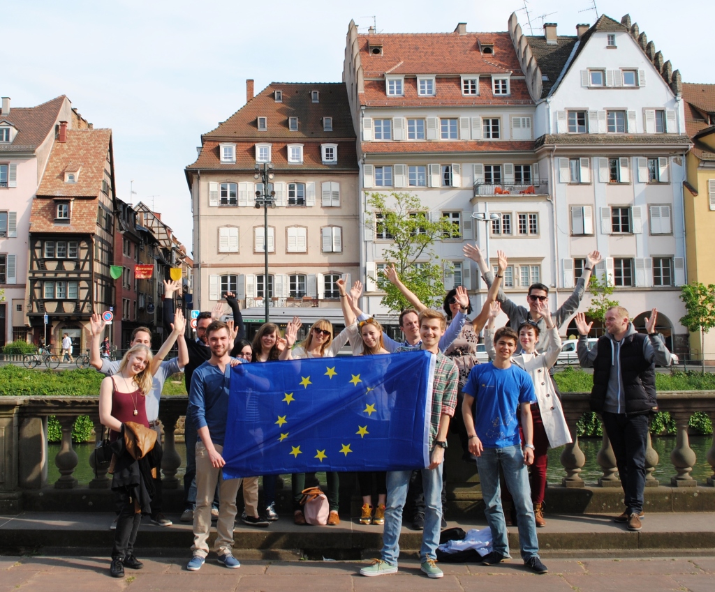 Streetaction in Straßburg