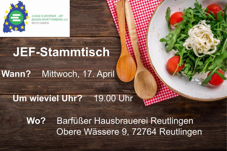 JEF-Stammtisch am 17. April 2019