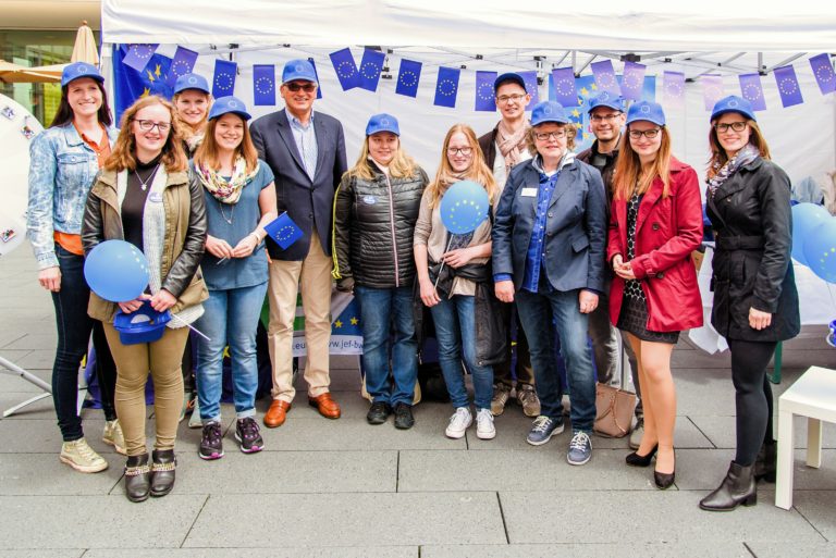 Infostand beim Internationalen Fest Ulm