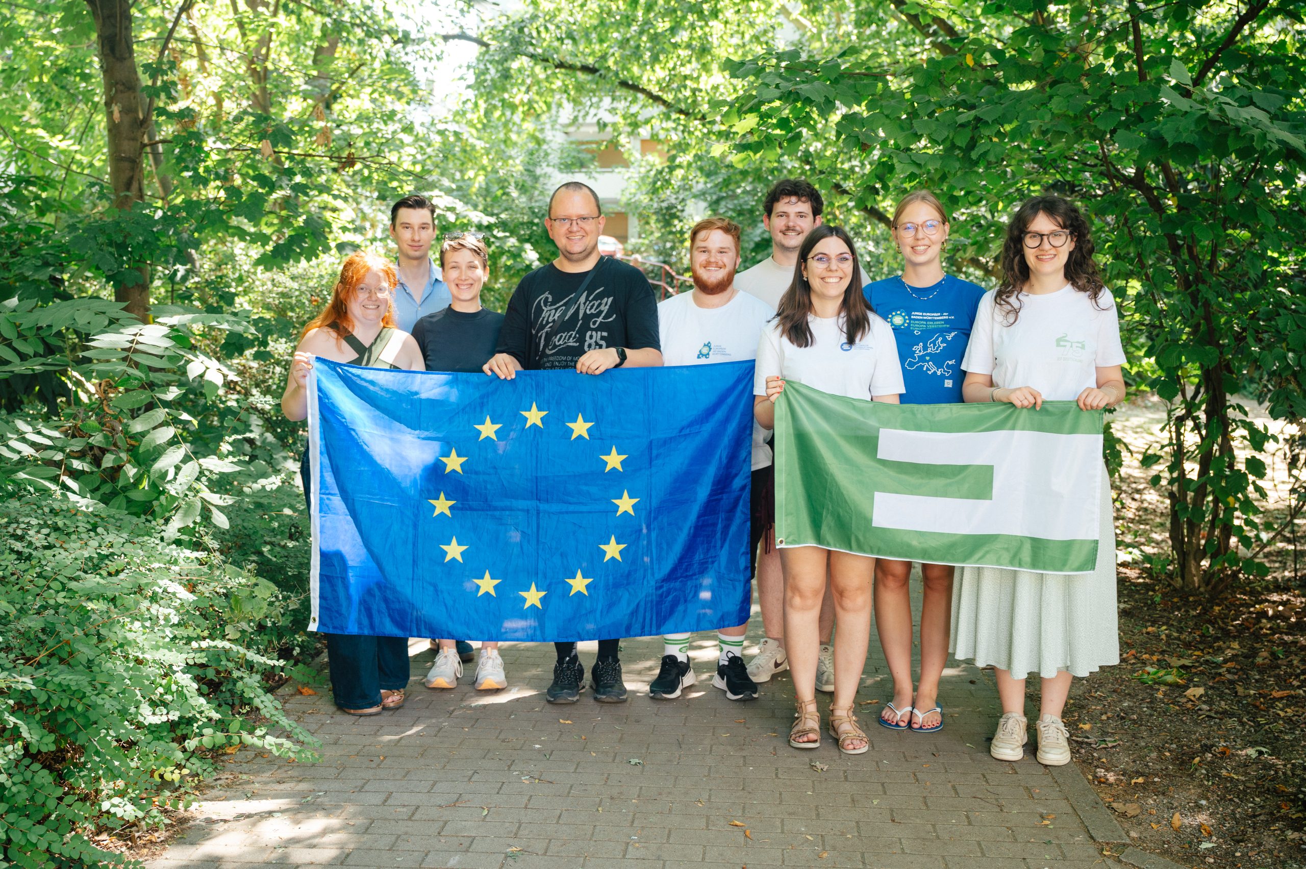 Der neue Vorstand (v.l.n.r. Clara Schönheid, Paul Wohlfahrt, Vera Späth, Jakob Mangos, Philipp Zink, Augustin Stanusic, Sarah Reisinger, Laura Karnop & Sophie Henle)